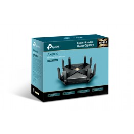 Router wireless TP-Link Archer AX6000, 6000 Mbps, 4x4 MU-MIMO